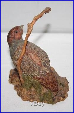 Border Fine Arts Partridge, Style One Rare Early Model Signed Anne Wall
