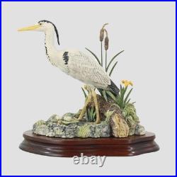 Border Fine Arts Patience (Grey Heron) by D Walton 1992 Limited Edition