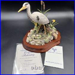 Border Fine Arts Patience L123 Heron Limited Edition Figure Model 1992 with COA