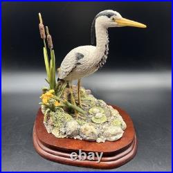 Border Fine Arts Patience L123 Heron Limited Edition Figure Model 1992 with COA