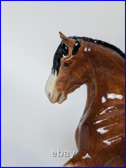Border Fine Arts Pottery Clydesdale Stallion A4594 Horse Pony Figurine