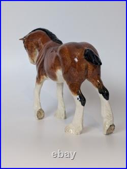 Border Fine Arts Pottery Clydesdale Stallion A4594 Horse Pony Figurine