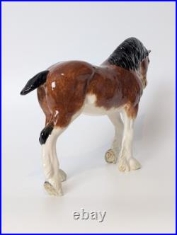 Border Fine Arts Pottery Clydesdale Stallion A4594 Horse Pony Figurine