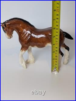 Border Fine Arts Pottery Clydesdale Stallion A4594 Horse Pony Figurine Border Fine Arts Pottery Clydesdale Stallion A4594 Horse Pony Figurine