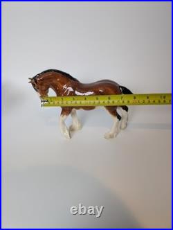 Border Fine Arts Pottery Clydesdale Stallion A4594 Horse Pony Figurine