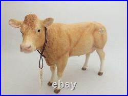 Border Fine Arts Pottery Company Blonde D' Aquitaine Cow A5256 New And Boxed