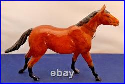 Border Fine Arts Pottery Company Thoroughbred Model Horse Figurine Ceramic