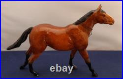Border Fine Arts Pottery Company Thoroughbred Model Horse Figurine Ceramic