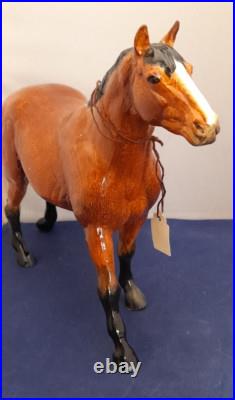 Border Fine Arts Pottery Company Thoroughbred Model Horse Figurine Ceramic