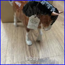 Border Fine Arts Pottery Horse / Pony Figure Clydesdale Stallion A4594