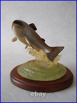 Border Fine Arts Rainbow Trout Figure Number 141 Preowned Superb