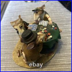 Border Fine Arts Rats The Way to do it! RAT PACK A7907 Rats Playing Poker Enesco Border Fine Arts Rats The Way to do it! RAT PACK A7907 Rats Playing Poker Enesco