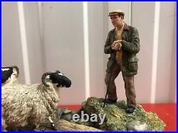 Border Fine Arts Ray Ayres Limited Ed. Steady Lad Steady Farmer Sheep Collie