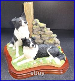Border Fine Arts Ready and Waiting Working Border Collie Figurines Border Fine Arts Ready and Waiting Working Border Collie Figurines