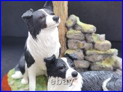 Border Fine Arts Ready and Waiting Working Border Collie Figurines Border Fine Arts Ready and Waiting Working Border Collie Figurines