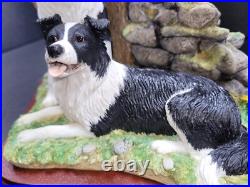 Border Fine Arts Ready and Waiting Working Border Collie Figurines Border Fine Arts Ready and Waiting Working Border Collie Figurines