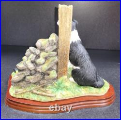 Border Fine Arts Ready and Waiting Working Border Collie Figurines Border Fine Arts Ready and Waiting Working Border Collie Figurines