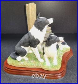 Border Fine Arts Ready and Waiting Working Border Collie Figurines Border Fine Arts Ready and Waiting Working Border Collie Figurines