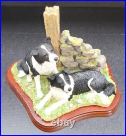 Border Fine Arts Ready and Waiting Working Border Collie Figurines Border Fine Arts Ready and Waiting Working Border Collie Figurines