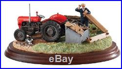 Border Fine Arts Red Massey Ferguson Tractor Model Title Is Repairs Required