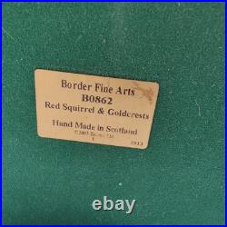 Border Fine Arts Red Squirrel & Goldcrests RJ Ayres B0862 43/500