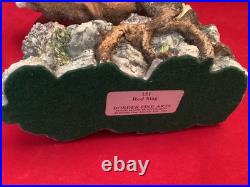 Border Fine Arts Red Stag 151 On Wooden Plinth By David Walton 1992