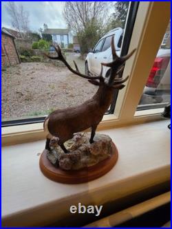 Border Fine Arts Red Stag A1485. LTD Edition. No Box Good Condition