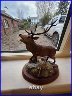 Border Fine Arts Red Stag A1485. LTD Edition. No Box Good Condition