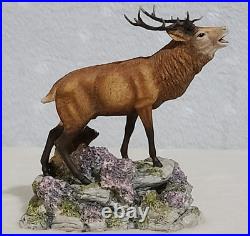 Border Fine Arts Red Stag Standing on Rocks Modelled by David Walton no. 151