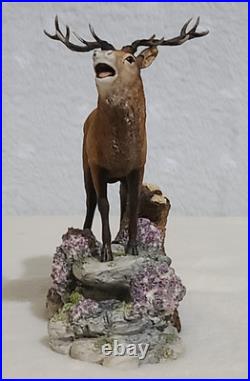 Border Fine Arts Red Stag Standing on Rocks Modelled by David Walton no. 151