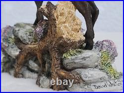 Border Fine Arts Red Stag Standing on Rocks Modelled by David Walton no. 151