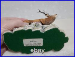 Border Fine Arts Red Stag Standing on Rocks Modelled by David Walton no. 151