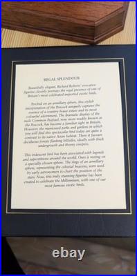 Border Fine Arts Regal Splendour Peacock LE 368/500 Richard Roberts COA Border Fine Arts Regal Splendour Peacock LE 368/500 Richard Roberts COA