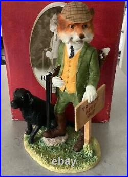 Border Fine Arts Reynard Denton the Gamekeeper New in box Fox figurine