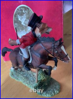 Border Fine Arts Reynard Estate Tally Ho Sir Rupert On Horseback 2008 Boxed