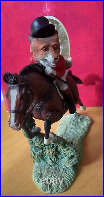 Border Fine Arts Reynard Estate Tally Ho Sir Rupert On Horseback 2008 Boxed