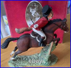 Border Fine Arts Reynard Estate Tally Ho Sir Rupert On Horseback 2008 Boxed