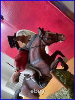 Border Fine Arts Reynard Estate Tally Ho Sir Rupert On Horseback 2008 Boxed