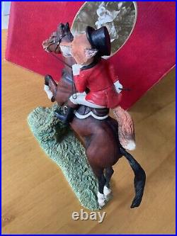 Border Fine Arts Reynard Estate Tally Ho Sir Rupert On Horseback 2008 Boxed