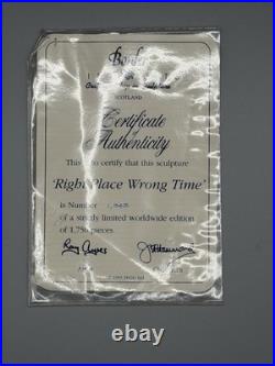 Border Fine Arts Right Place Wrong Time JH104 Ltd Ed 1343/1750