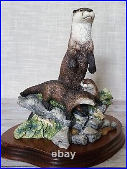 Border Fine Arts'Riverview' Rare Vintage Ltd Edn 170/3000 Figurine by R. Roberts