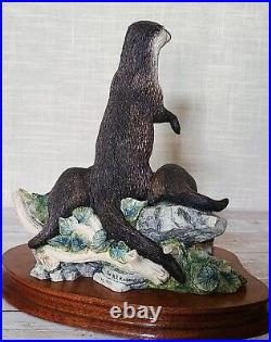 Border Fine Arts'Riverview' Rare Vintage Ltd Edn 170/3000 Figurine by R. Roberts