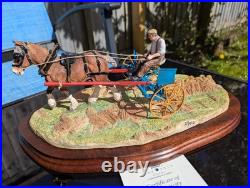 Border Fine Arts Rowing Up B0598 & Original Box & COA Excellent Condition