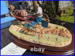 Border Fine Arts Rowing Up B0598 & Original Box & COA Excellent Condition