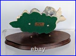 Border Fine Arts Running the Rapids By Don Polland Sculpture Figure Indian Canoe