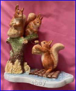 Border Fine Arts Sailing Home Limited edition Squirrel Nutkin and Friends, New