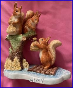 Border Fine Arts Sailing Home Limited edition Squirrel Nutkin and Friends, New