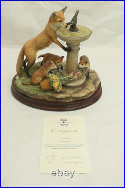 Border Fine Arts Scenting Fun B1261 Fox Family Originally sold to members only