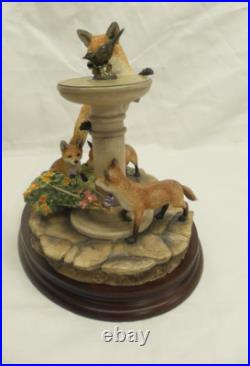 Border Fine Arts Scenting Fun B1261 Fox Family Originally sold to members only