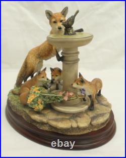 Border Fine Arts Scenting Fun B1261 Fox Family Originally sold to members only